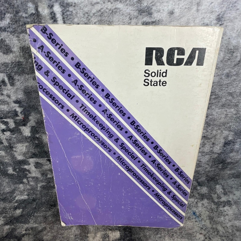 RCA COS/MOS Integrated Circuits Databook CDP1800‎ Microprocessor Solid State